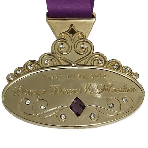 Run Disney Princess Half Marathon medal from 2012 - Picture 2 of 4